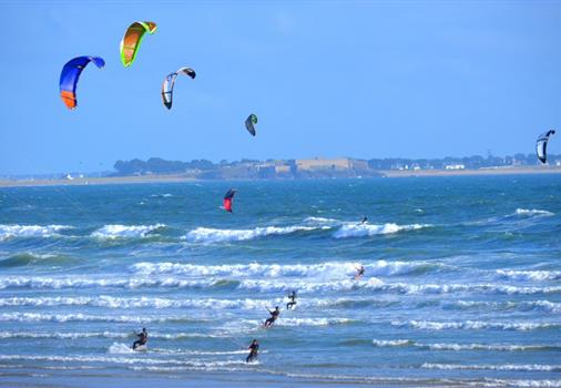 Kite surf à Erdeven-vacances en Bretagne